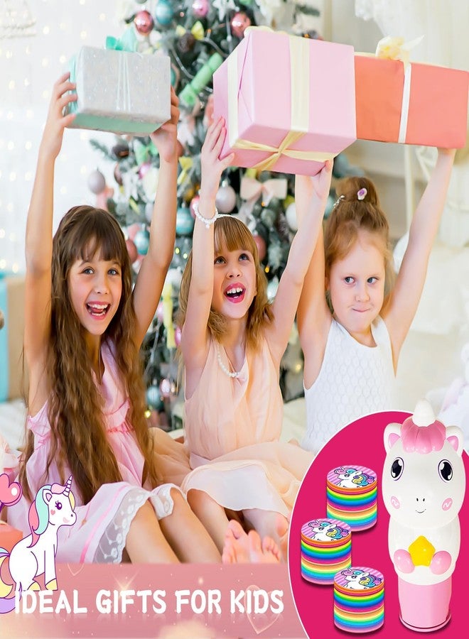 سكويشي طوابع للأطفال، ملصقات طوابع يونيكورن، مجموعة فنون وحرف إبداعية مع طوابع سهلة الاستخدام وملصقات ملونة، طوابع لمجموعة الحرف اليدوية للمنزل والسفر والحفلات - Image 4